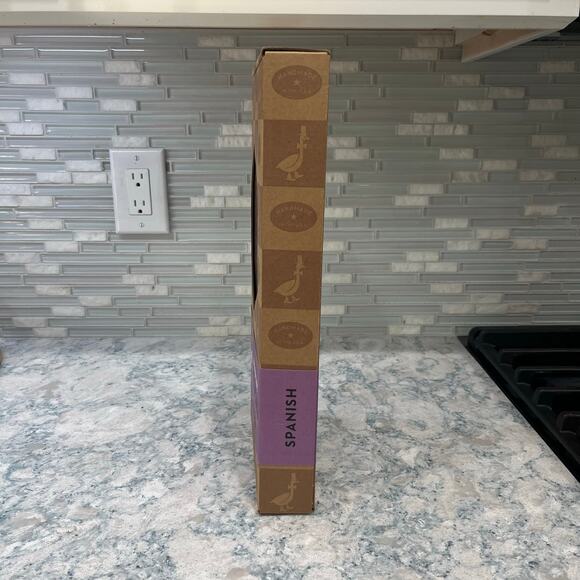 2012 Uncle Goose Set of 32 Wood Embossed Spanish  ABC Blocks - Handmade USA NEW - Picture 2 of 5